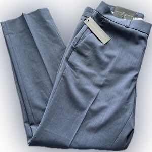 Banana Republic Avery Navy Work Pants Machine Washable Italian Wool Size 6 NWT